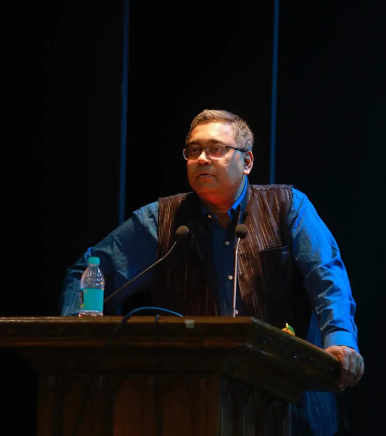 Prof. Kaushik Biswas Standing Portrait