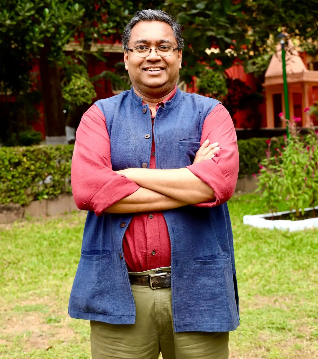 Prof. Kaushik Biswas Standing Portrait